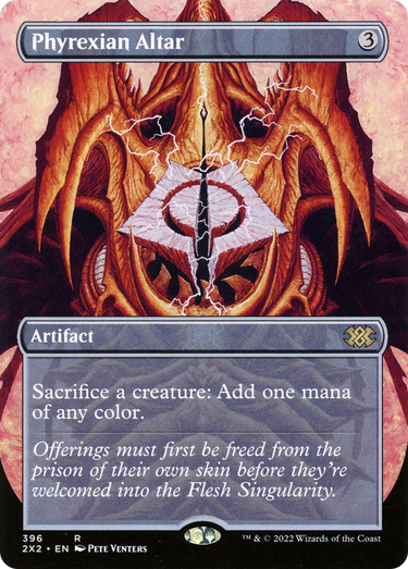 Phyrexian Altar (Borderless) (2X2-396) - Double Masters 2022 (Borderless)