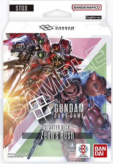 Gundam CG - ST03 Zeon's Rush Starter Deck