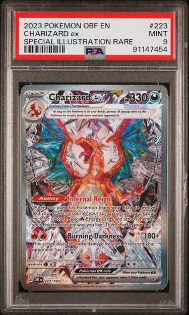 Charizard EX #223 PSA 9