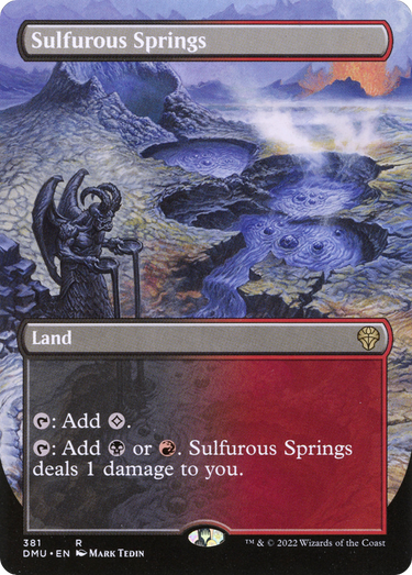 Sulfurous Springs (Borderless) (DMU-381) - Dominaria United (Borderless)