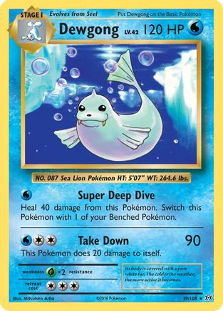 Dewgong 29/108 - XY  Evolutions