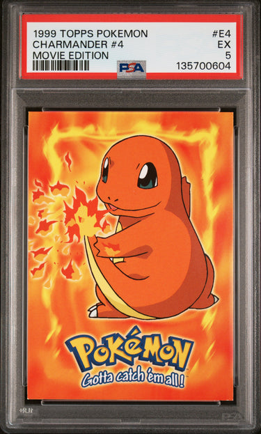 Charmander Topps #E4 PSA 5