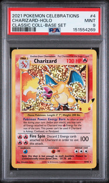 Charizard CELEBRATIONS Holo #4 PSA 9