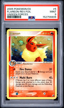 Flareon Rev. Holo #5 PSA 9