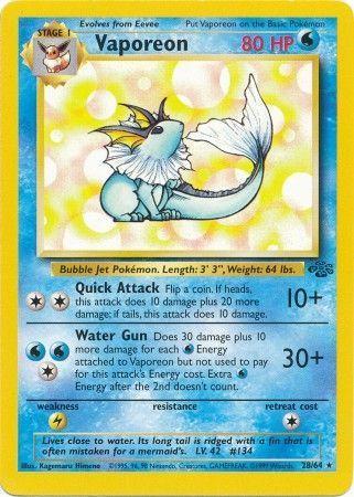 Vaporeon (28) 28/64 - Jungle Unlimited