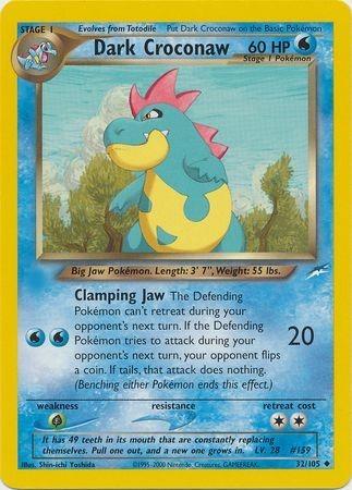 Dark Croconaw 32/105 - Neo Destiny Unlimited