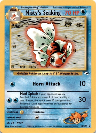 Misty's Seaking 55/132 - Gym Heroes Unlimited