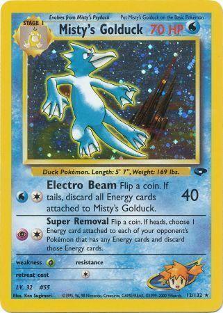 Misty's Golduck 12/132 - Gym Challenge Unlimited Holofoil