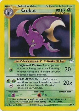 Crobat/64 - Neo Revelation Unlimited Holofoil