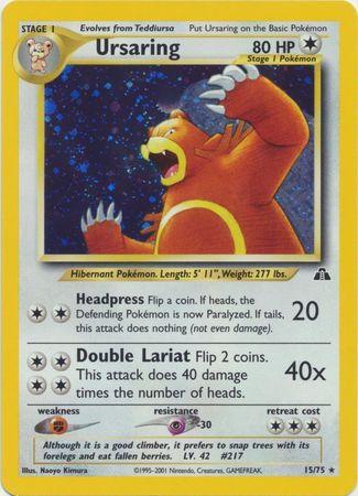 Ursaring (15)/75 - Neo Discovery Unlimited Holofoil