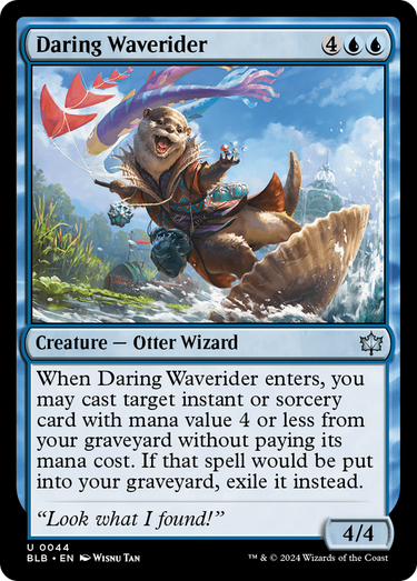 Daring Waverider (BLB-044) - Bloomburrow Foil