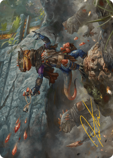 Agate Instigator // Agate Instigator (ABLB-033) - Bloomburrow Art Series (Borderless)
