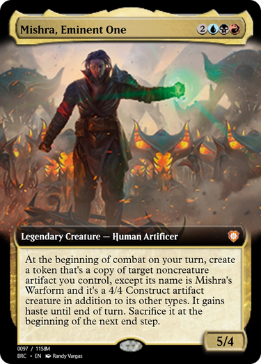 Mishra, Eminent One (PRM-105802) - Magic Online Promos Foil