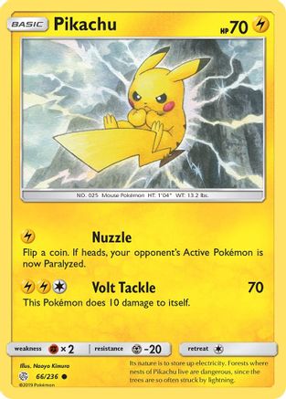 Pikachu 66/236 - SM  Cosmic Eclipse
