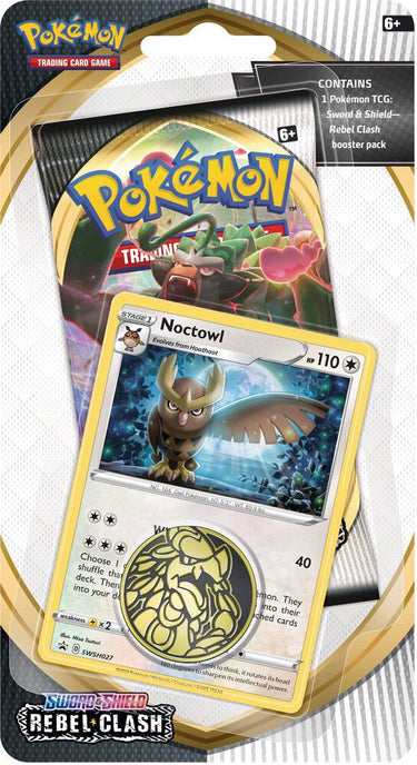 Pokémon - Rebel Clash Checklane Blister (Noctowl Promo)