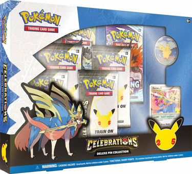 Pokemon - Celebrations Deluxe Pin Collection [Zacian LV. X] - Celebrations (CLB)