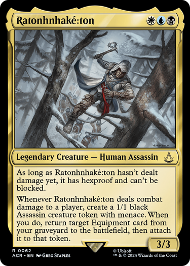 Ratonhnhake:ton (ACR-062) - Assassin's Creed Foil