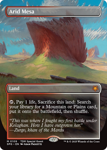 Arid Mesa (Borderless) (SPG-109) - Special Guests (Borderless) Foil