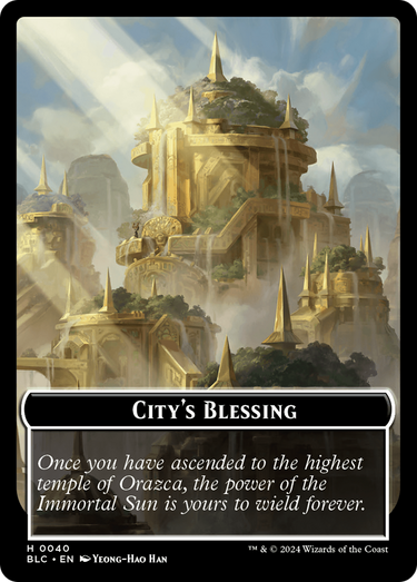 City's Blessing (TBLC-040) - Bloomburrow Commander Tokens Foil
