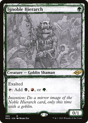 Ignoble Hierarch (Showcase) (MH2-355) - Modern Horizons 2: (Showcase)
