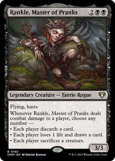 Rankle, Master of Pranks (CMM-180) - Commander Masters