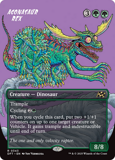 Agonasaur Rex (Borderless) (DFT-343) - Aetherdrift (Borderless)