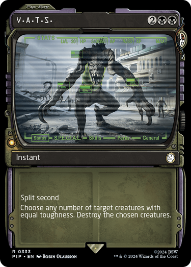 V.A.T.S. (Showcase) (PIP-333) - Fallout: (Showcase) Foil