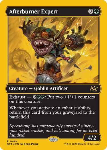 Afterburner Expert (First-Place Foil) (DFT-464) - Aetherdrift Foil