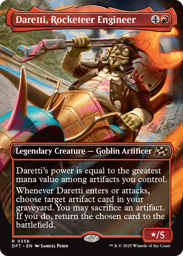 Daretti, Rocketeer Engineer (Borderless) (DFT-358) - Aetherdrift (Borderless)