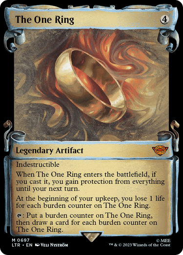 The One Ring (Showcase Scrolls) (LTR-697) - The Lord of the Rings: Tales of Middle-earth: (Showcase)