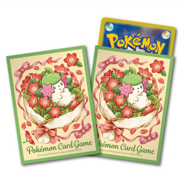 Pokemon TCG: Pokemon Center Japan Exclusive Card Sleeves - Premium Gloss Shaymin (64-Pack) - Pokemon International Card Sleeves