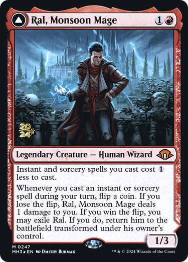 Ral, Monsoon Mage (PRE-247) - Modern Horizons 3 Promos Foil