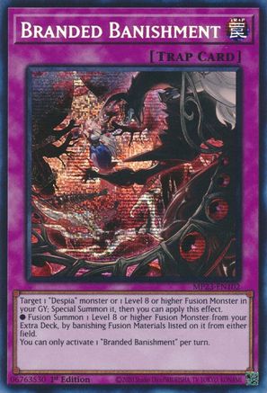 Branded Banishment (MP23-EN102) - 25th Anniversary Tin: Dueling Heroes Mega Pack 1st Edition