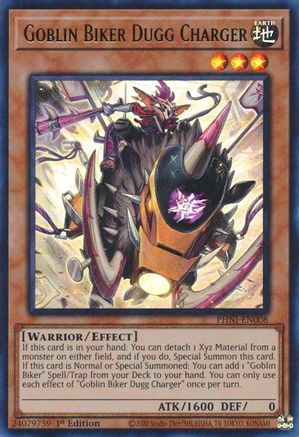 Goblin Biker Dugg Charger (PHNI-EN008) - Phantom Nightmare 1st Edition