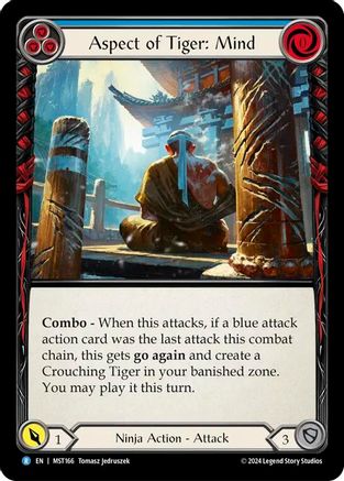 Aspect of Tiger: Mind (MST166) - Part the Mistveil Rainbow Foil