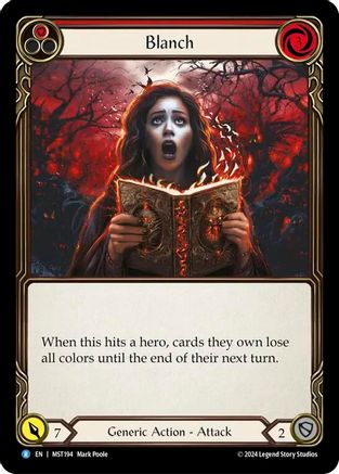 Blanch (Red) (MST194) - Part the Mistveil Rainbow Foil