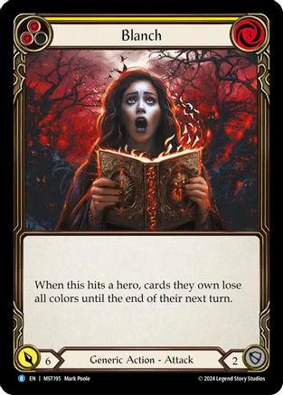 Blanch (Yellow) (MST195) - Part the Mistveil Rainbow Foil