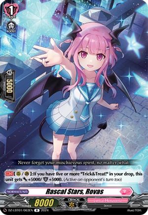 Rascal Stars, Rovas (DZ-LBT01: LYRICAL MONASTERIO SPARKLING STARS!)