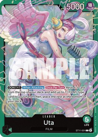 [Consignment] One Piece - ST11 Green Uta Deck Brick (DECK ONLY)