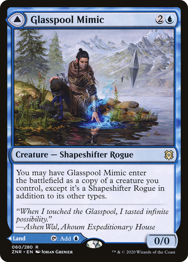 Glasspool Mimic (ZNR-060) - Zendikar Rising