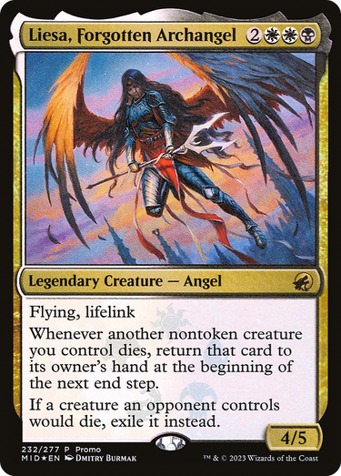 Liesa, Forgotten Archangel (MEDIA-232) - Innistrad: Midnight Hunt Promos Foil