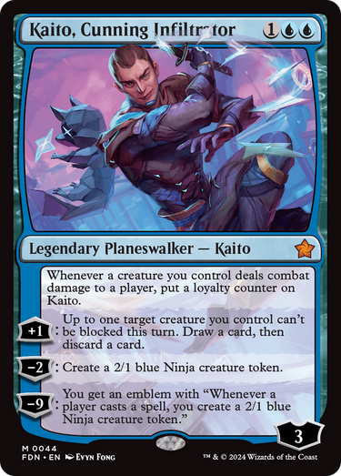 Kaito, Cunning Infiltrator (FDN-044) - Foundations