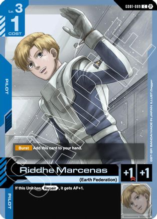Riddhe Marcenas GD01-089/undefined - Edition Beta