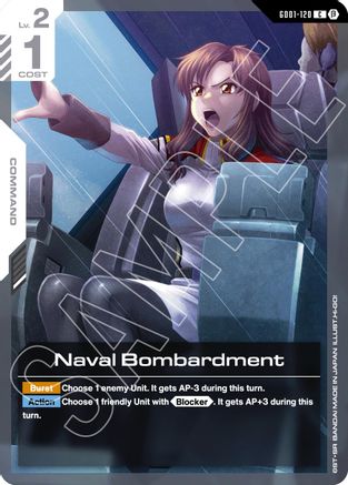 Naval Bombardment GD01-120/undefined - Edition Beta