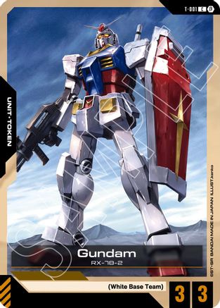 Gundam (Token) T-001/undefined - Edition Beta