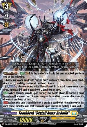 Youthberk "Skyfall Arms: Rebuild" (DZ-BT08: KNIGHTS 0F REBIRTH)