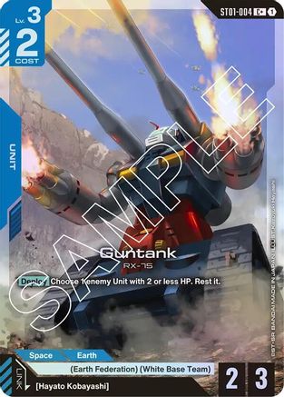 Guntank (C+) ST01-004/undefined - Starter Deck 01 Heroic Beginnings Holofoil