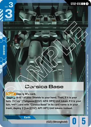 Corsica Base ST02-016/undefined - Starter Deck 02 Wings of Advance