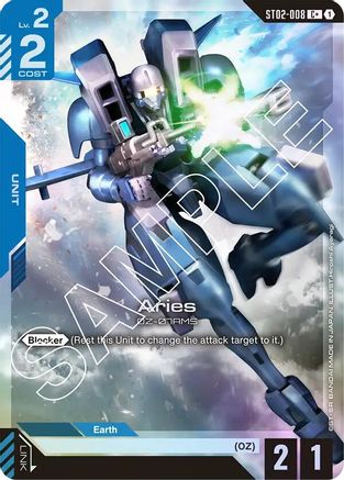 Aries (C+) ST02-008/undefined - Starter Deck 02 Wings of Advance Holofoil