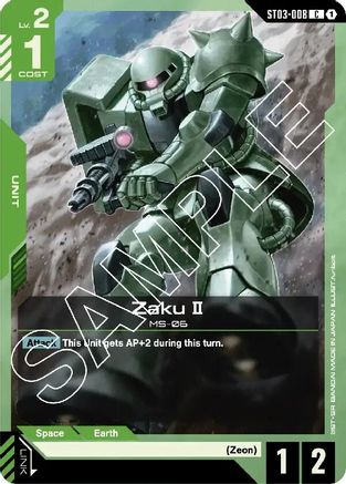 Zaku II ST03-008/undefined - Starter Deck 03 Zeons Rush